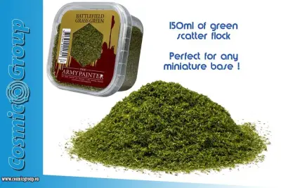 Figurine basing grass green